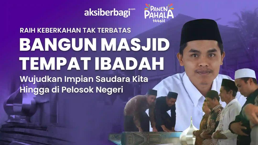 Roboh Karena Gempa! Bangun Kembali Tempat Ibadah Yang Layak di Lombok Timur
