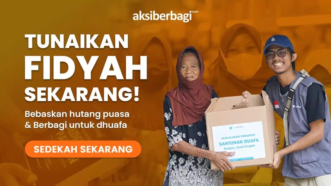Tunaikan Fidyah Untuk Dhuafa