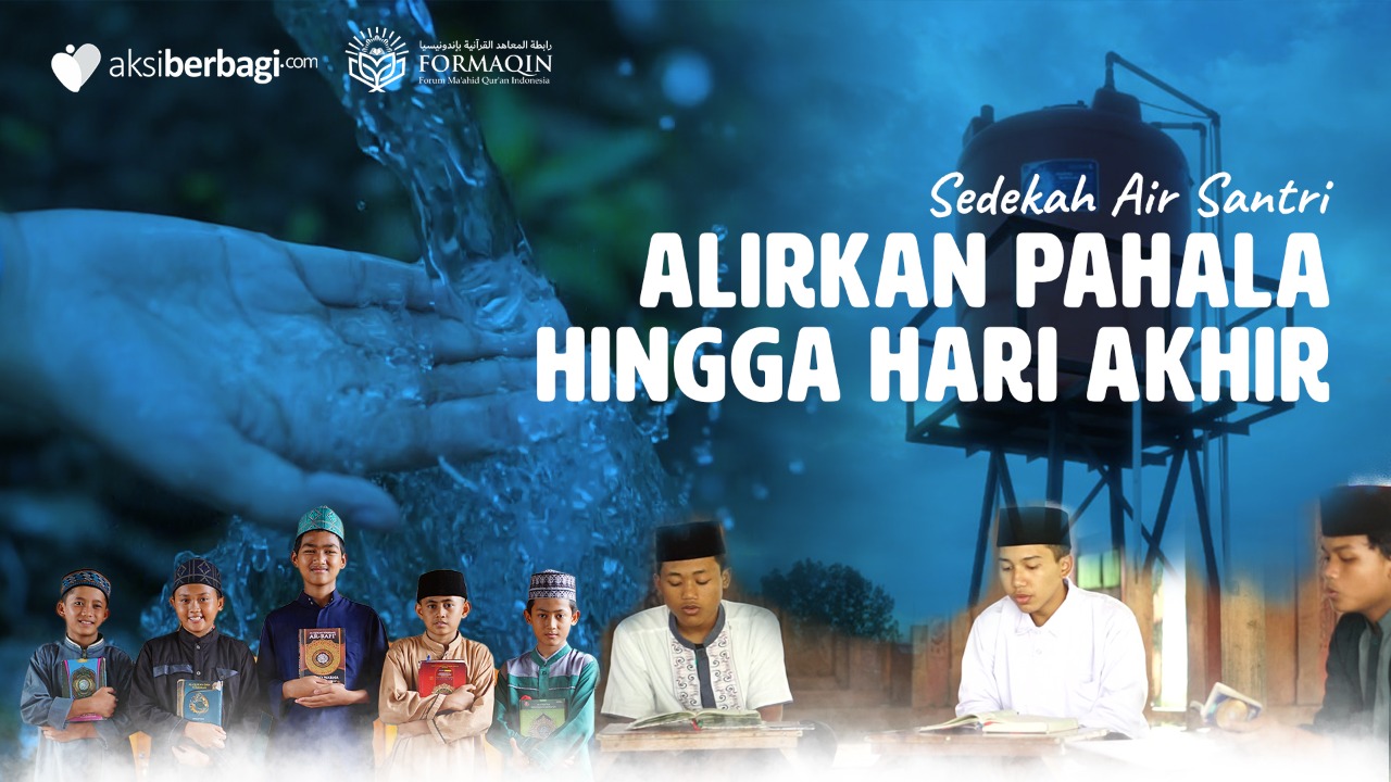 Bangun Sumur Air Bersih Untuk Santri Penghafal Quran