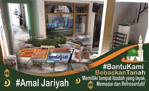 Aksiberbagi Untuk Pembebasan Lahan Untuk Perluasan Masjid