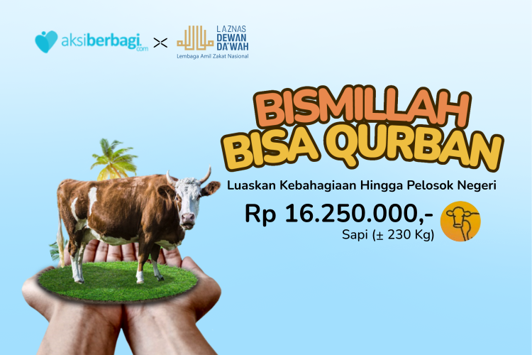 AksiBerbagi Untuk Qurban Sapi 1 Ekor